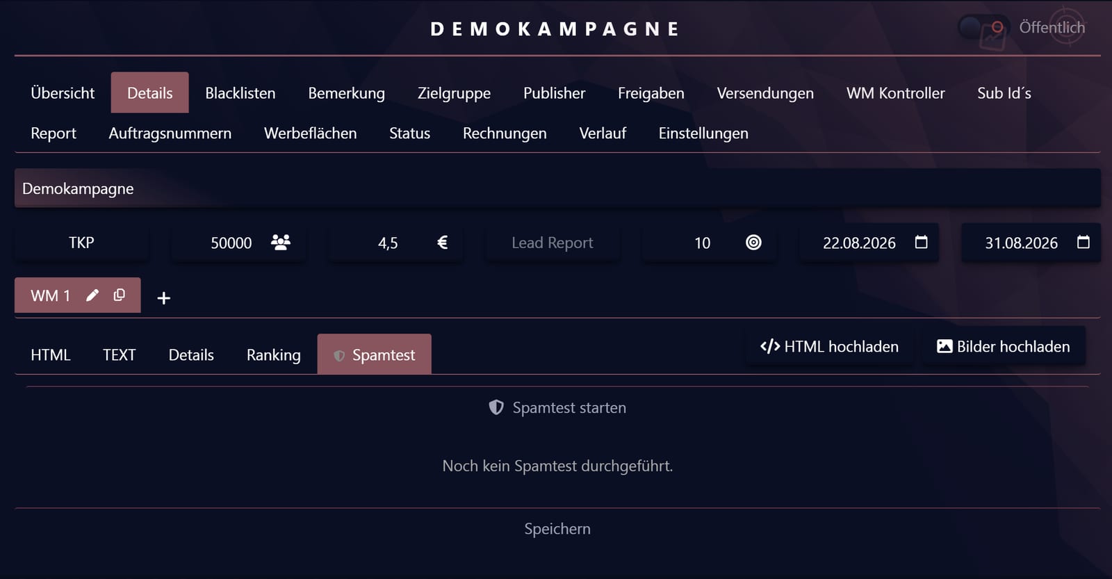 Werbemittel im Spamtest